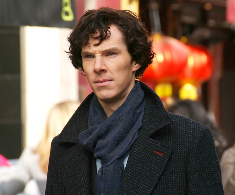 Benedict Cumberbatch speelt Sherlock Holmes